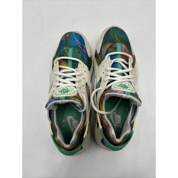 Nike Air Huarache Run Print Alternate Galaxy Running Shoe Sneakers Men’s Size 10 - Picture 4 of 8